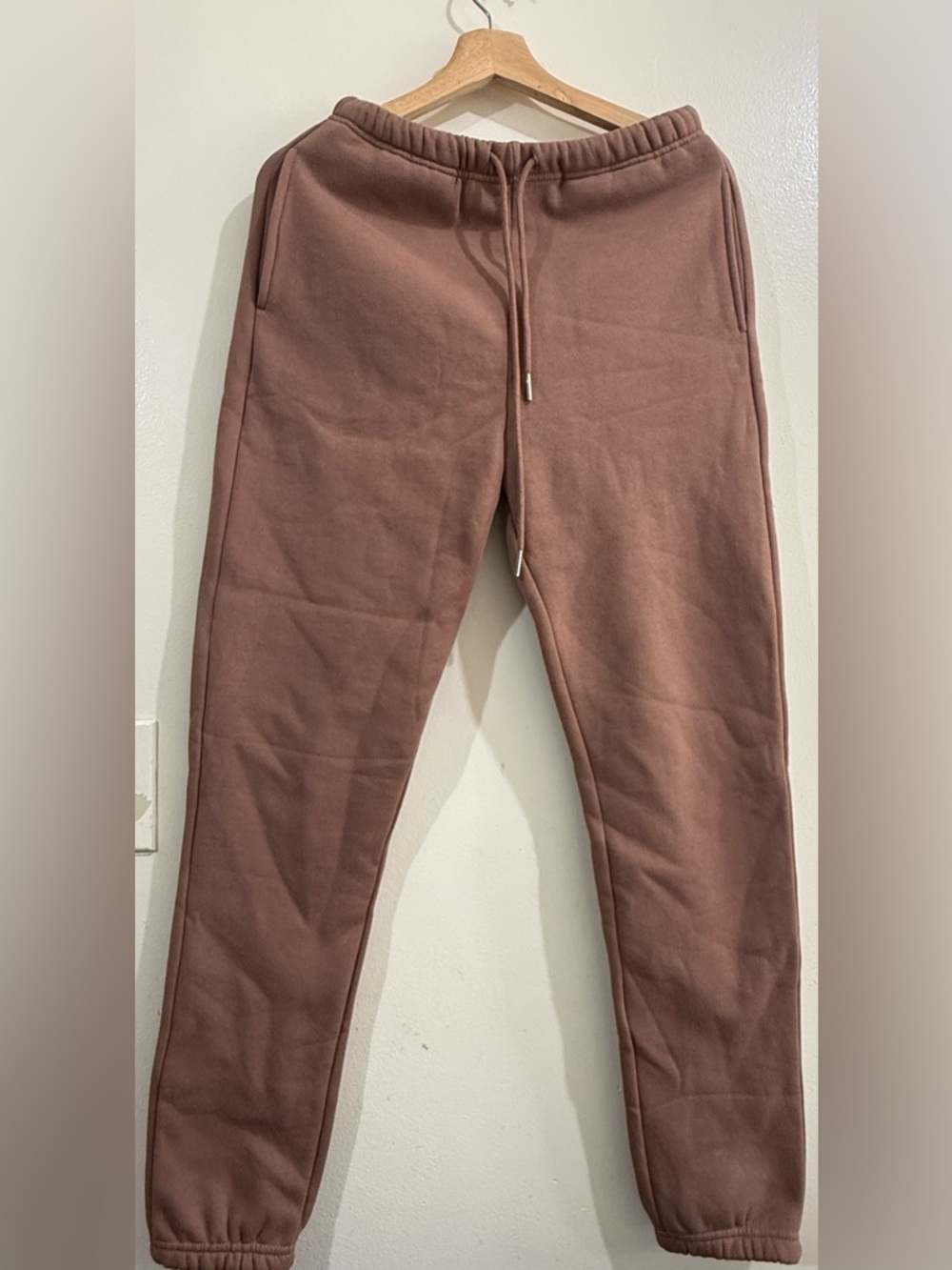 ALLFENIX Women’s Brown Drawstring Jogger Pants - Casual Everyday Sweatpant